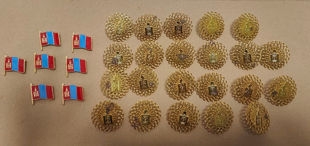 大阪・関西万博　モンゴルパビリオン　ピンバッジ