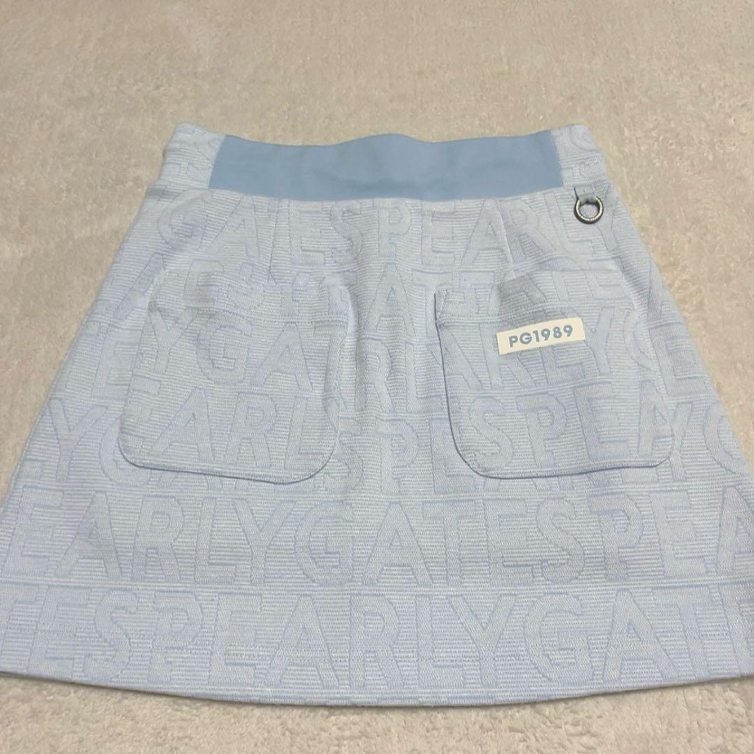 極美品　パーリーゲイツ　2023　セットアップ　ゼブラメッシュ　BIGロゴ柄