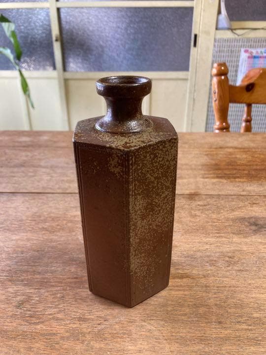 古備前焼六角徳利