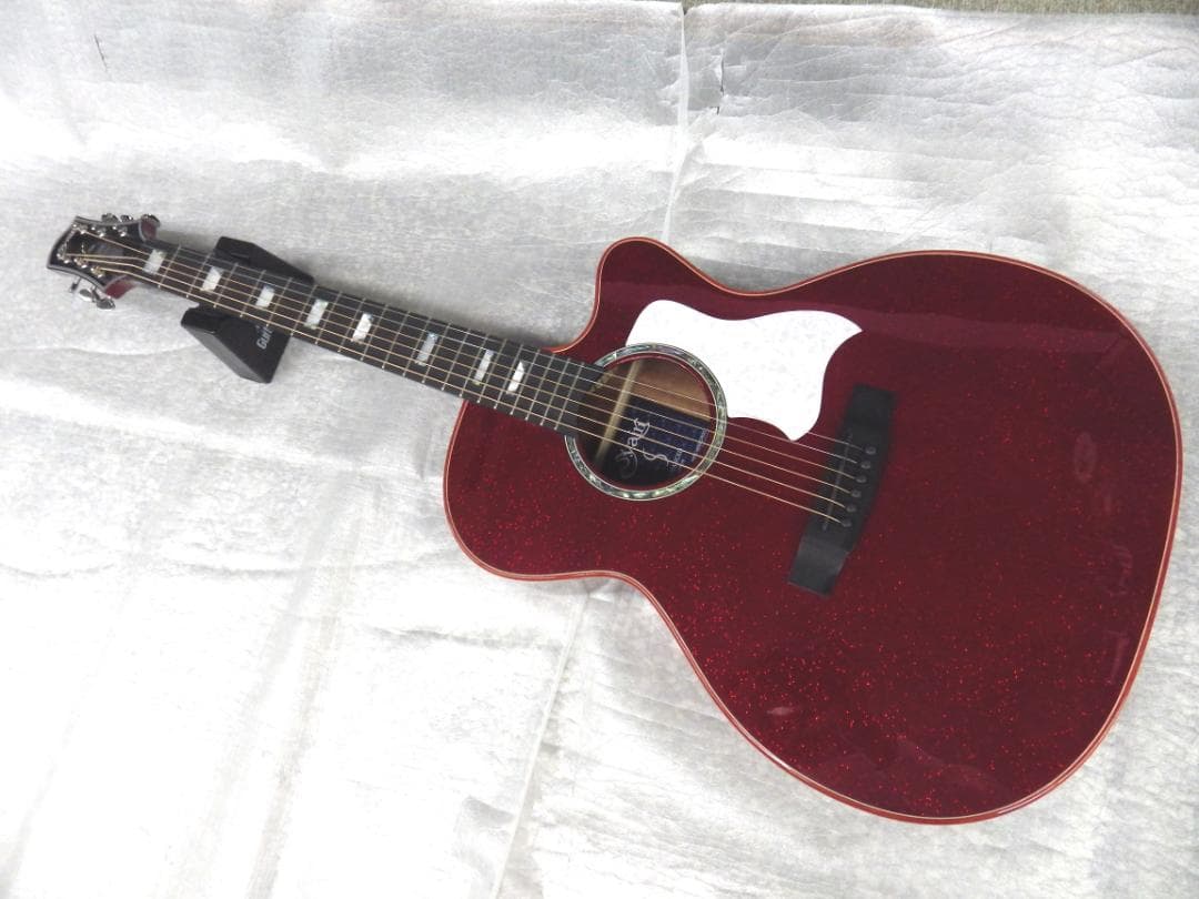 限定品　Sヤイリ　ラメ入り塗装　エレアコギター　YATK-1400EC/RDG