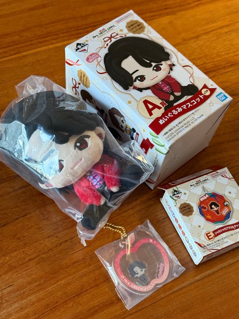 A賞 大森元貴 ぬいぐるみマスコット 新品 一番くじ ミセス おまけ E賞