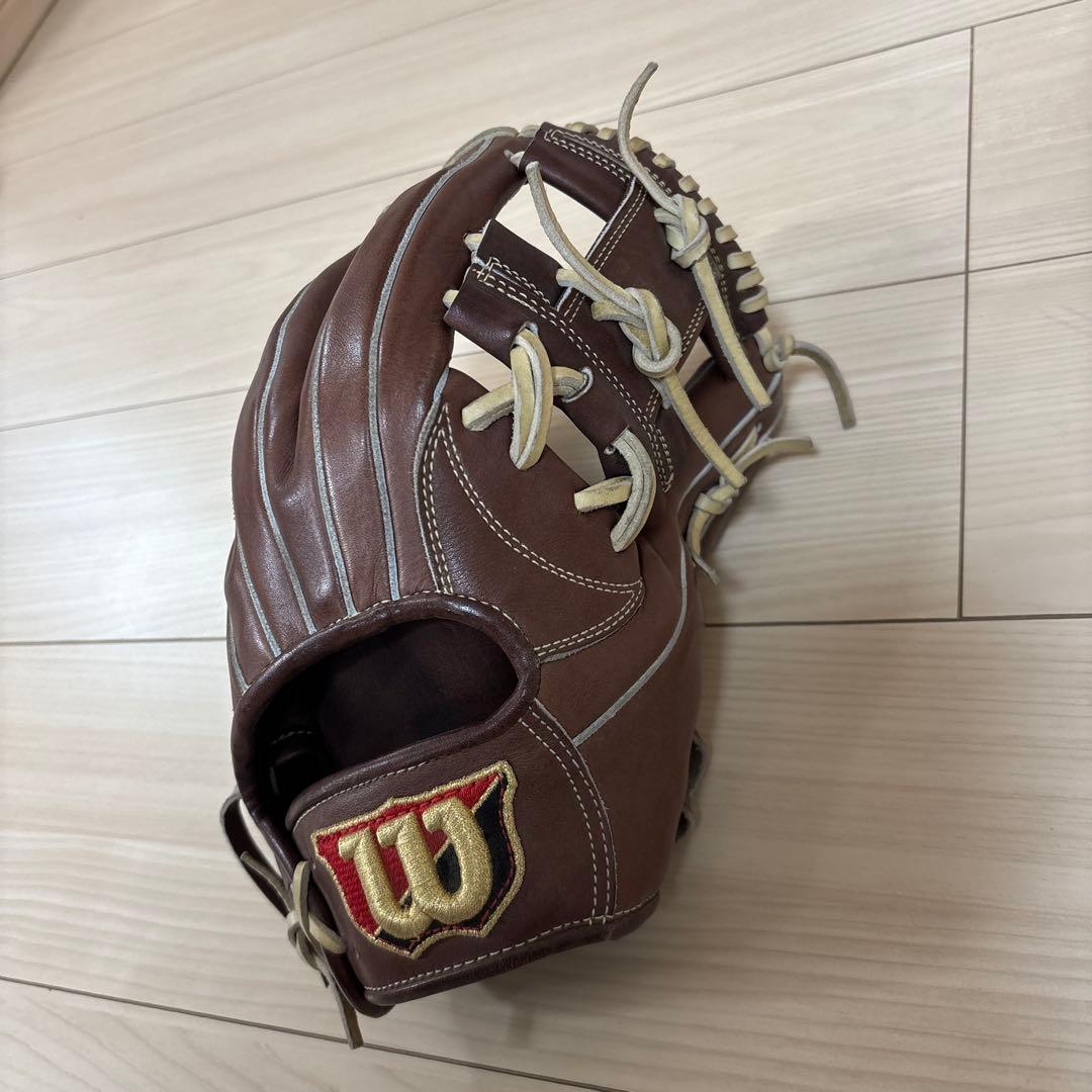 Wilson 硬式グローブ ブラウン ストライプ　87型
