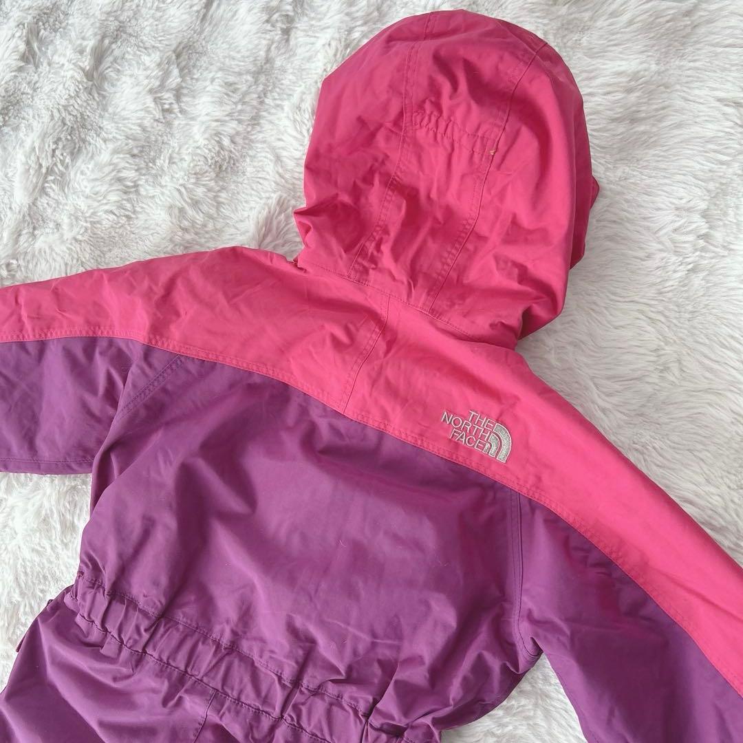 ノースフェイス★100㎝　キッズ　ジャンプスーツ スノーウェア　紫　ピンク