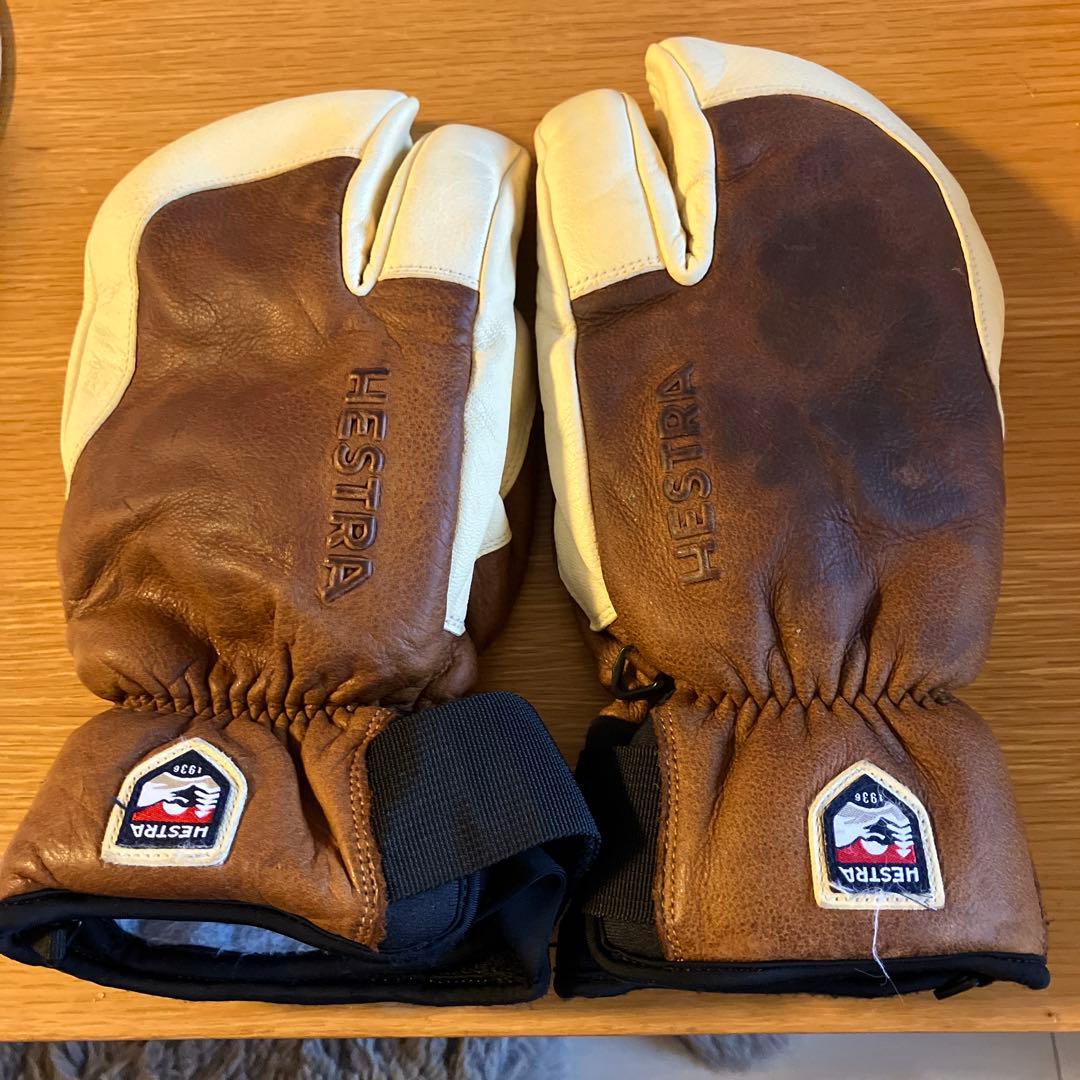 HESTRA FINGER FULL LEATHER SHORTサイズ9