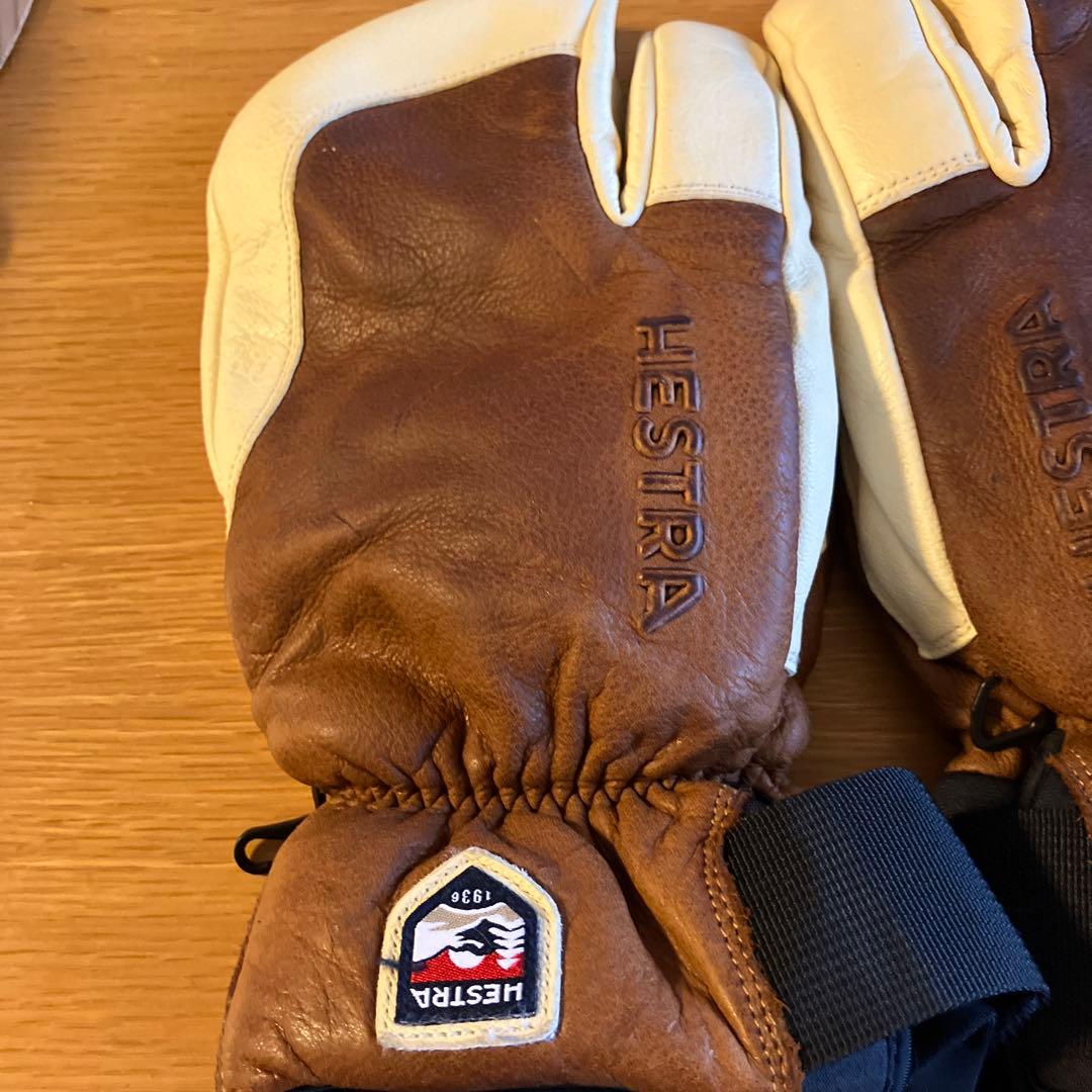 HESTRA FINGER FULL LEATHER SHORTサイズ9