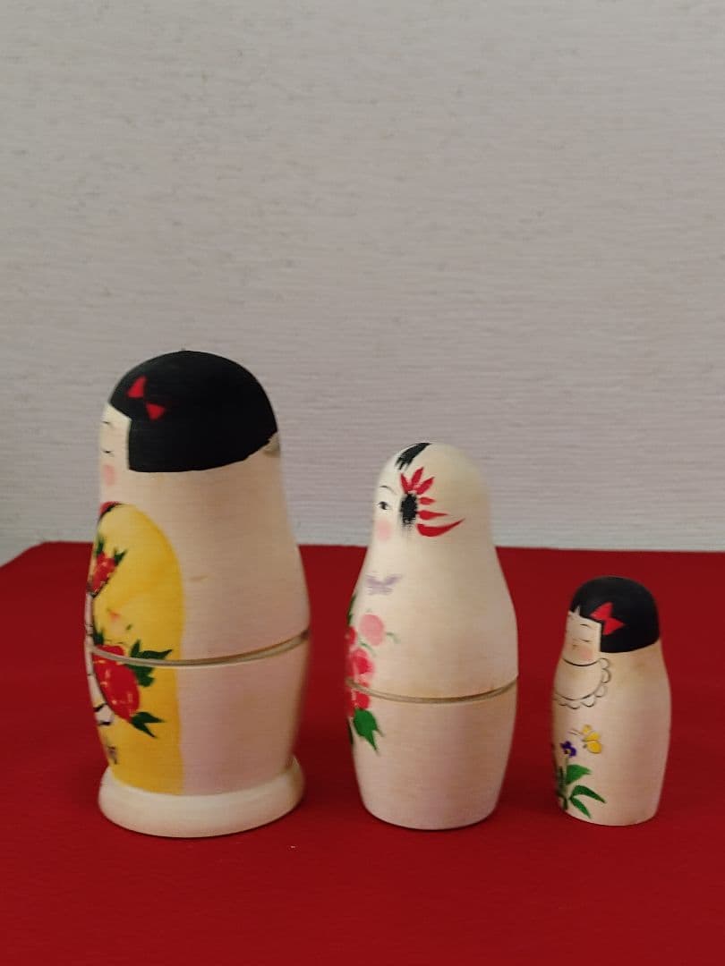 伝統こけし　本間直子工人　マトリョーシカこけし