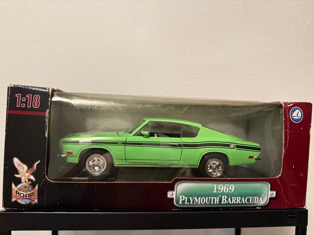 1969 Plymouth Barracuda 1/18(サブライムグリーン)