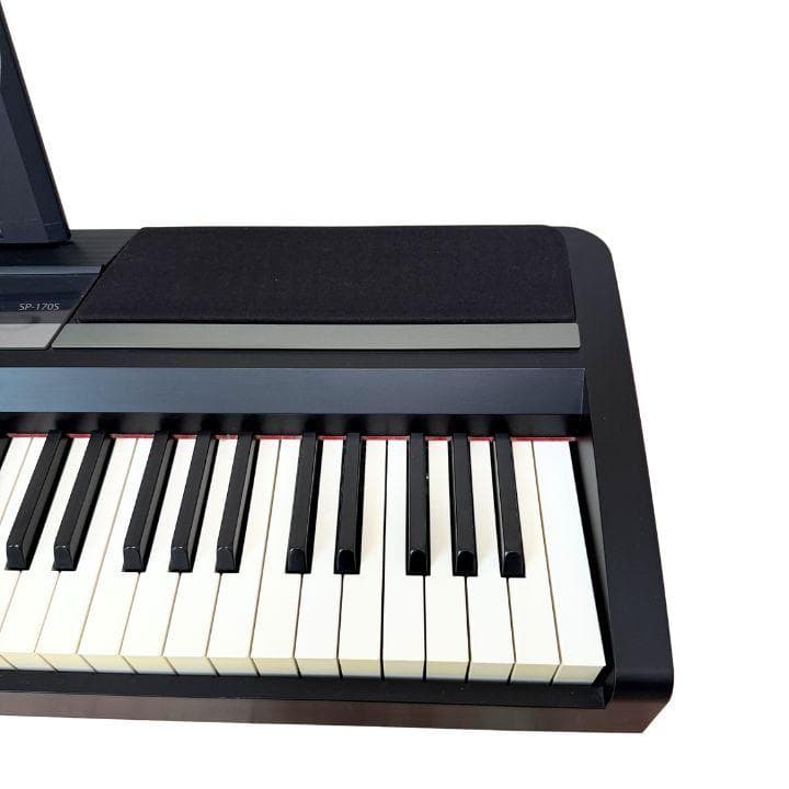 KORG 電子ピアノ SP-170S 88鍵 ブラック 動作確認済み 譜面台付き