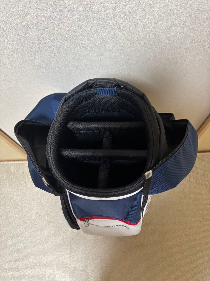 TaylorMade ゴルフ　キャディバッグ ホワイト/レッド