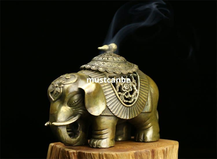 銅 細工 象炉 室内 茶室薫香炉 香道具 工芸品 置物