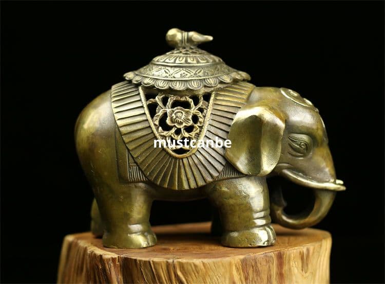 銅 細工 象炉 室内 茶室薫香炉 香道具 工芸品 置物