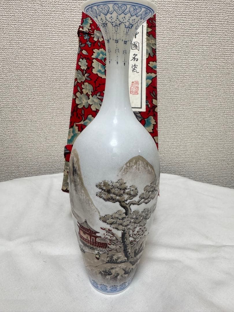 中国名瓷　景徳鎮花瓶　コレクション　骨董品