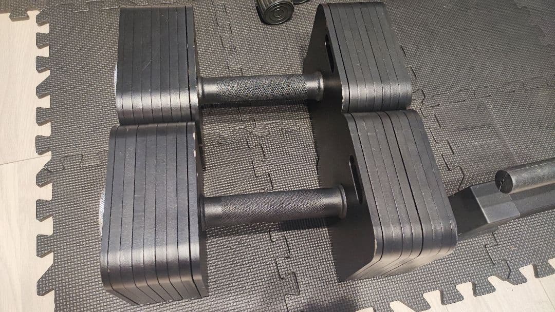 可変式ダンベル36キロ×2セット①