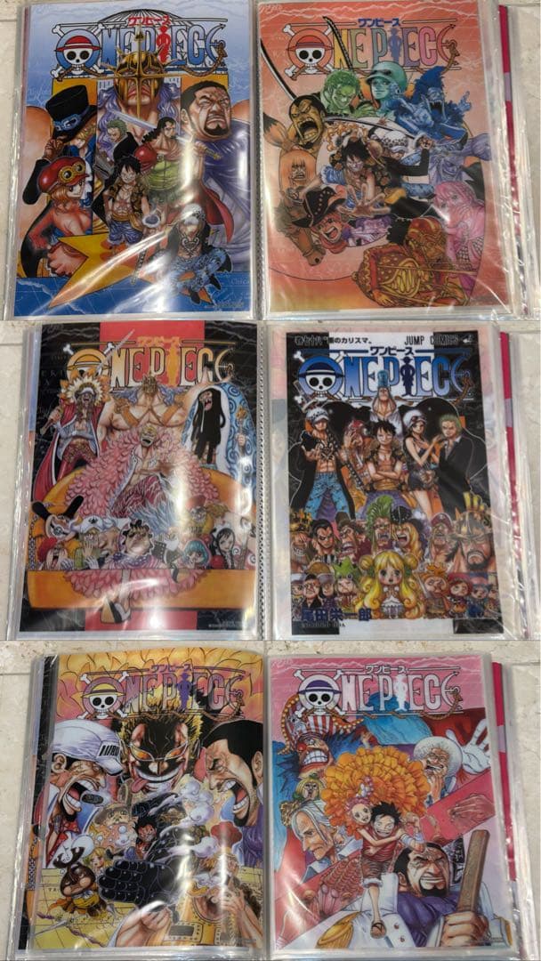 ワンピースA4クリアファイル　ONE PIECEコミックカバー　投票　一番くじ