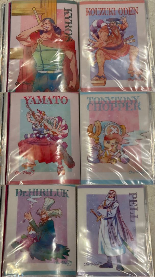 ワンピースA4クリアファイル　ONE PIECEコミックカバー　投票　一番くじ