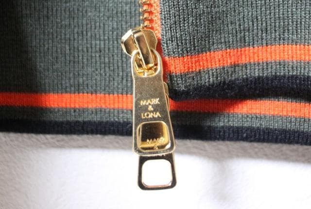 MARK&LONA(マークアンドロナ）ナイロン×ニット 切替 ジャケット L