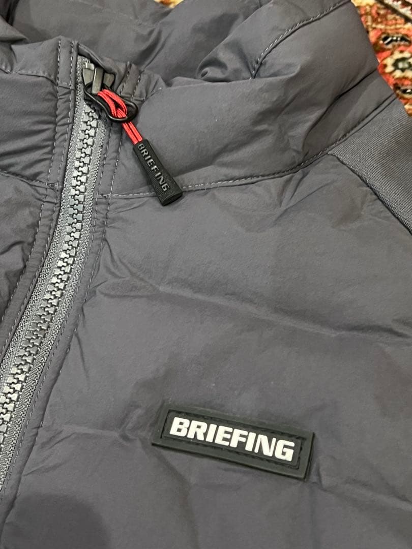 BRIEFING グレー ダウンベスト