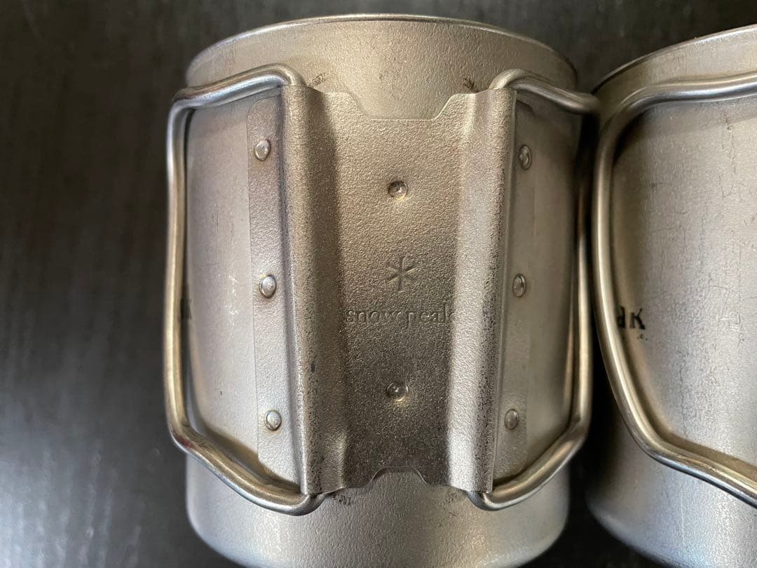  peak スノーピーク　チタンダブルマグ300ml 4個セット