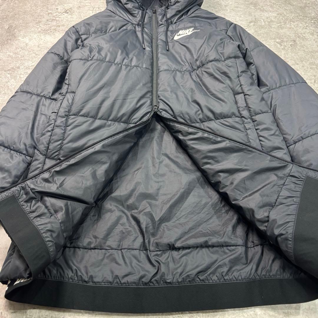 ナイキ NIKE ダウンコート ベンチコート フィル パーカ ロゴリブ L