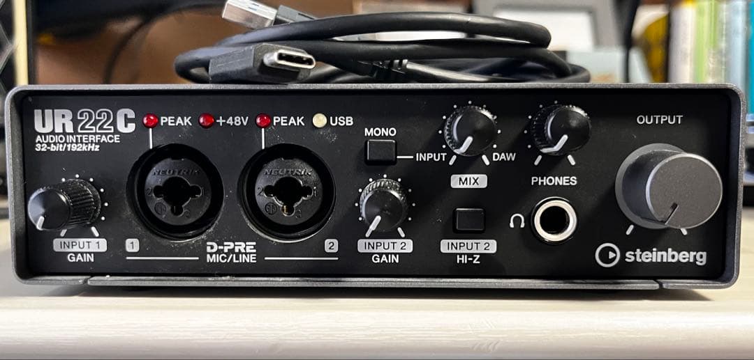 steinberg UR22C インターフェース