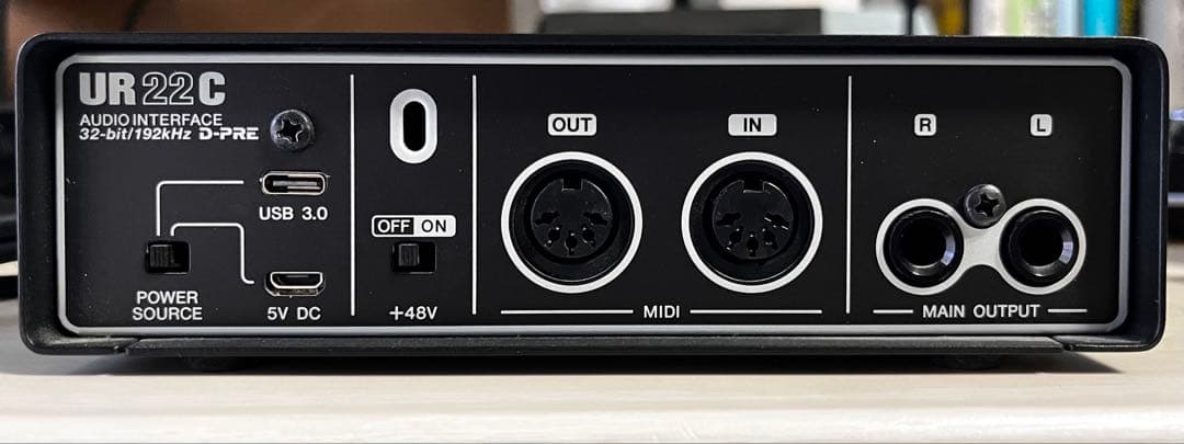 steinberg UR22C インターフェース