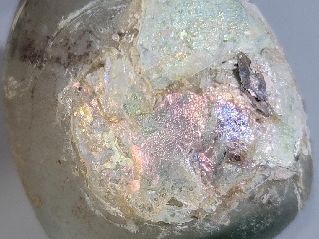 古代ローマングラス 銀化 小瓶 シリア 2個 発掘品 DT363