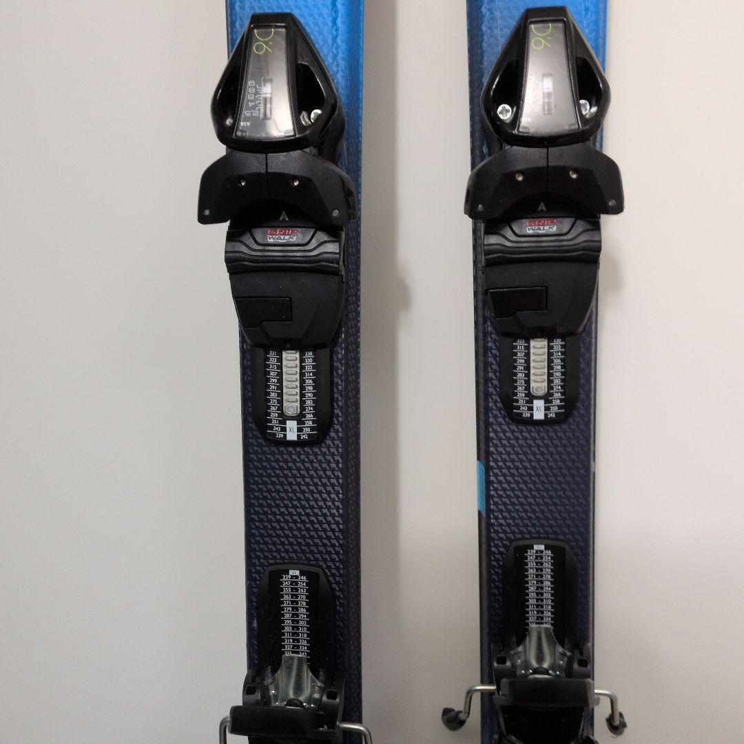 STREUL スキー板 ST 青/黒 バインディング付き