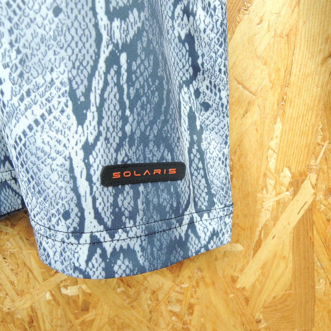 SOLARIS SPORTS ヘビ柄　長袖　ゲームシャツ　美品　サイズ2