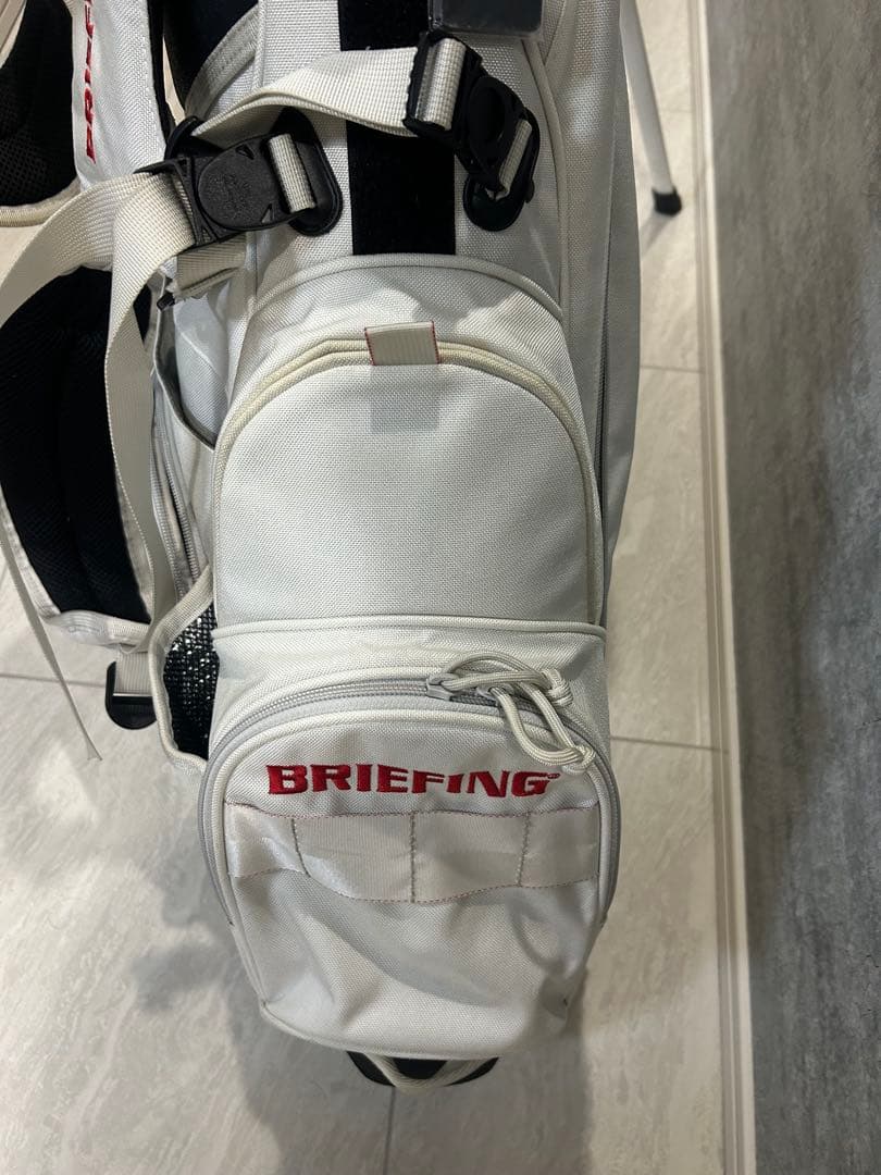 BRIEFING キャディバッグ ホワイト