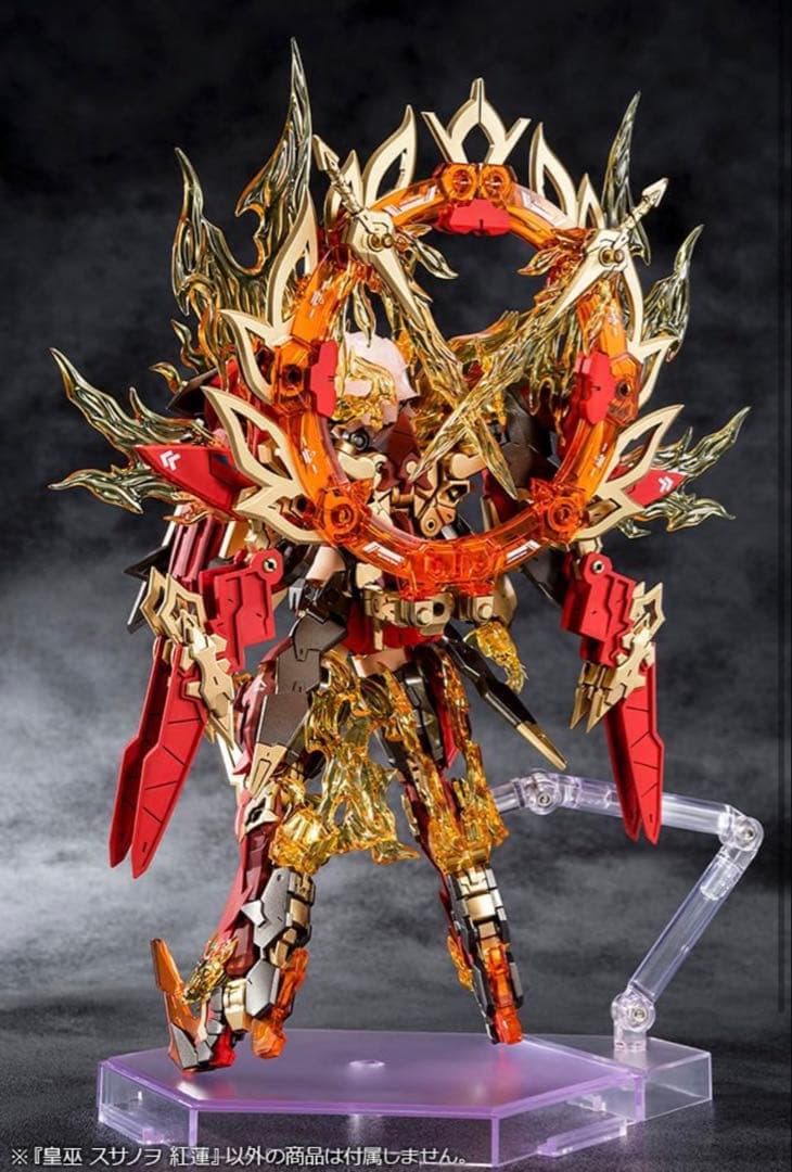 【希少】特典パーツ付き♪メガミデバイス　皇巫 スサノヲ 紅蓮