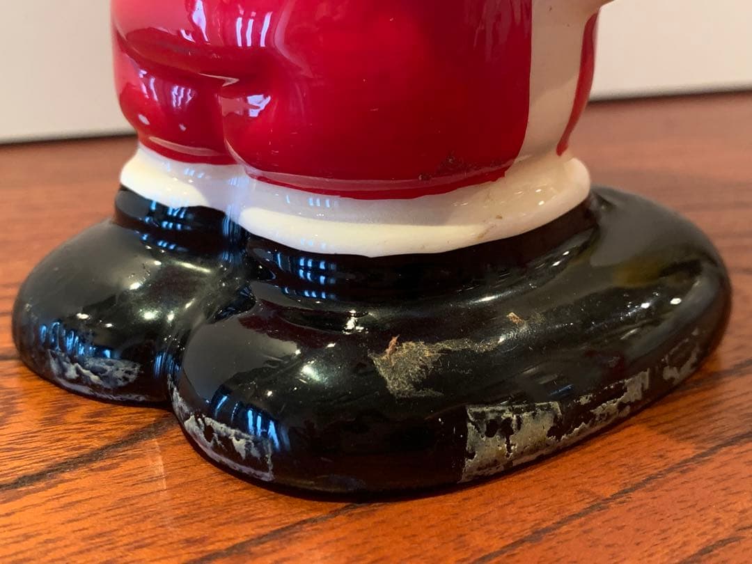 内藤ルネ　アメフト　貯金箱　陶器