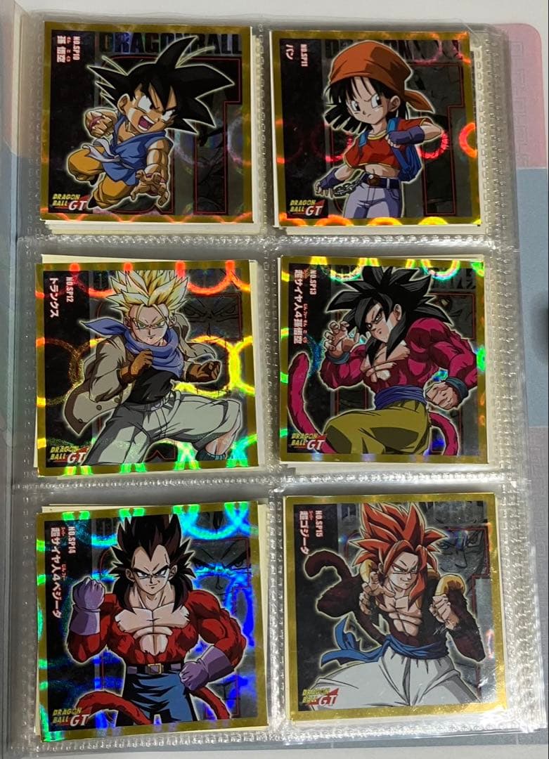ドラゴンボールGT シール烈伝2 コンプセット＋収納ファイル