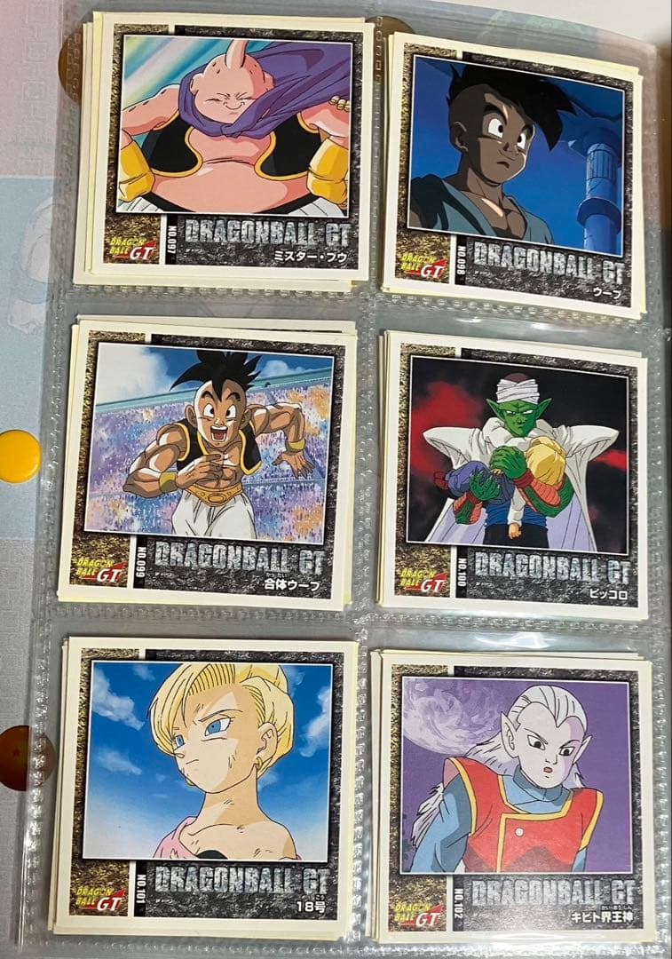 ドラゴンボールGT シール烈伝2 コンプセット＋収納ファイル