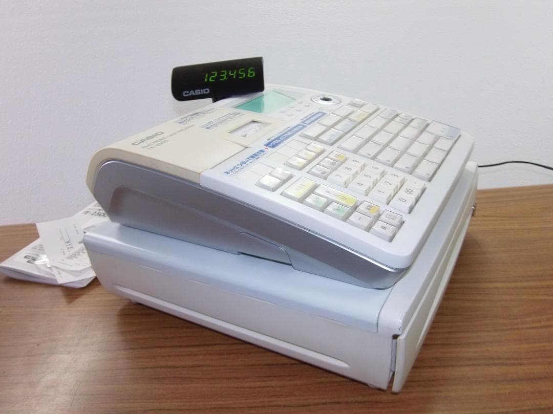 設定無料 CASIO TE-2500-15S レジスター 15部門 250815
