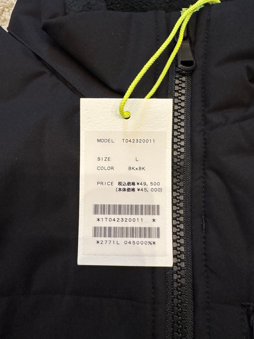 な*屋様 新品・未使用TFW49 ベリーウォーム　セットアップ　黒Lサイズ