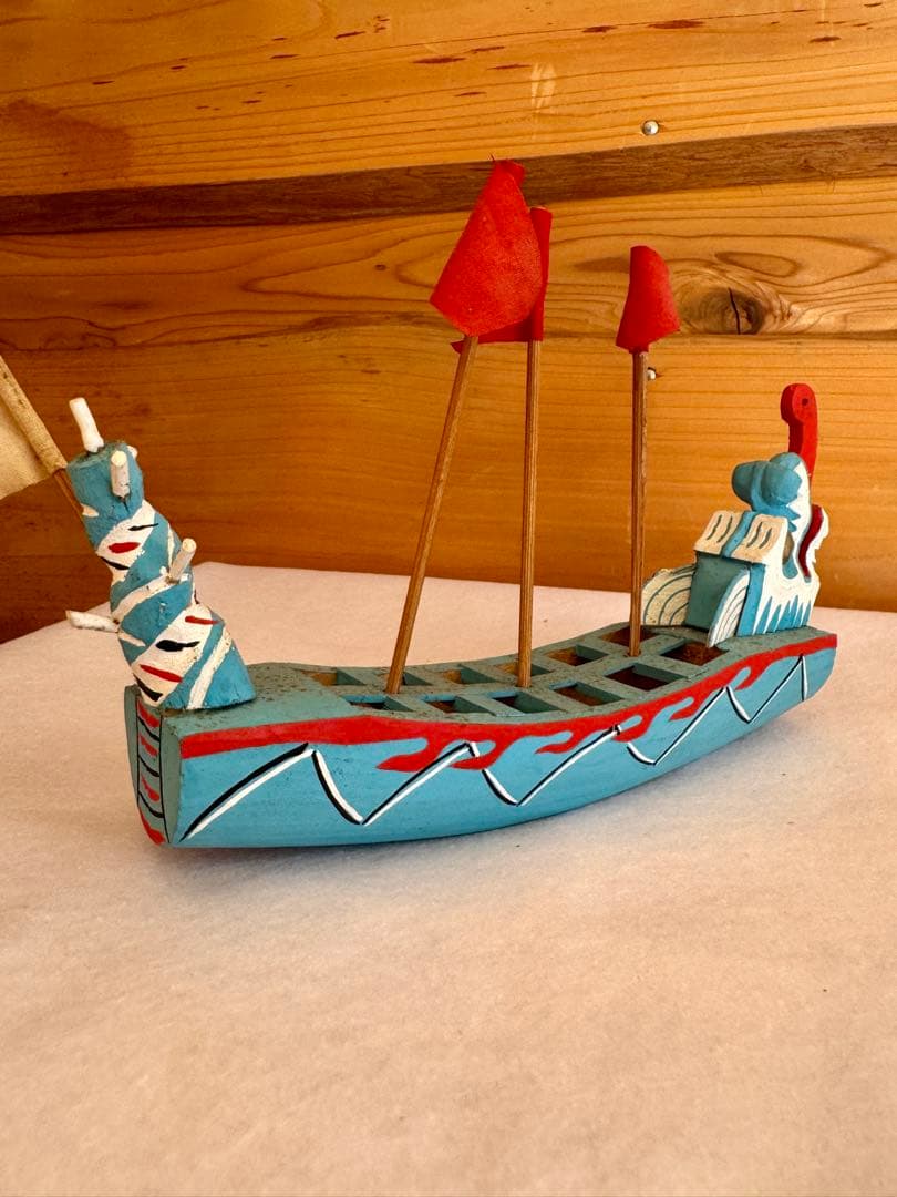 琉球郷土玩具 『ハーリー・青』 古倉保文さん 郷土玩具 民藝 伝統文化 芸術