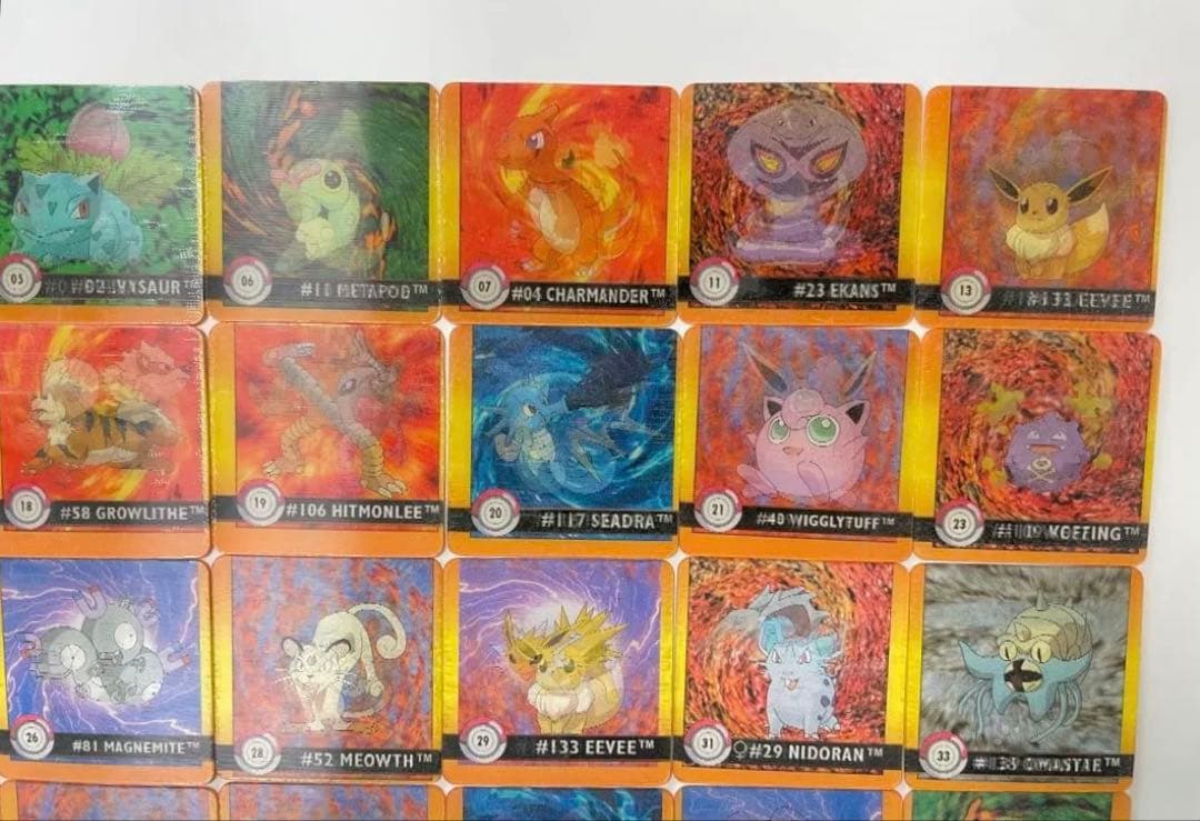 【超 希少】ポケモン 海外版 3Dカード カードダス シール烈伝 最強シール烈伝