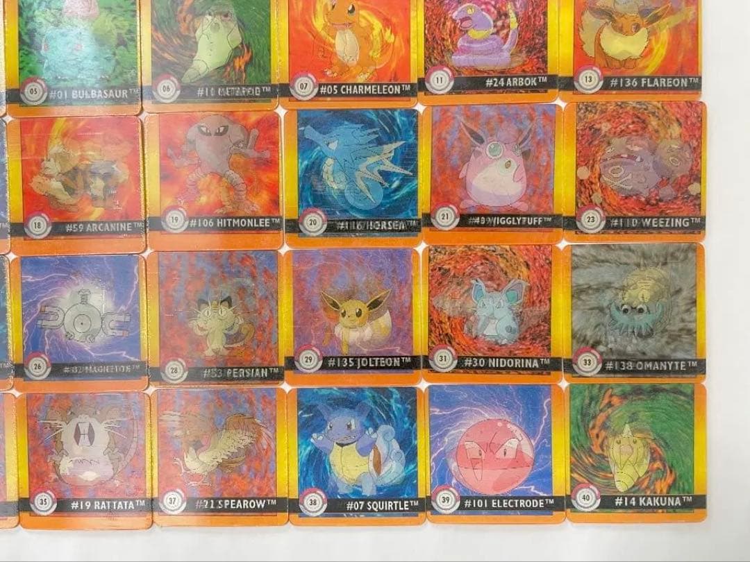 【超 希少】ポケモン 海外版 3Dカード カードダス シール烈伝 最強シール烈伝