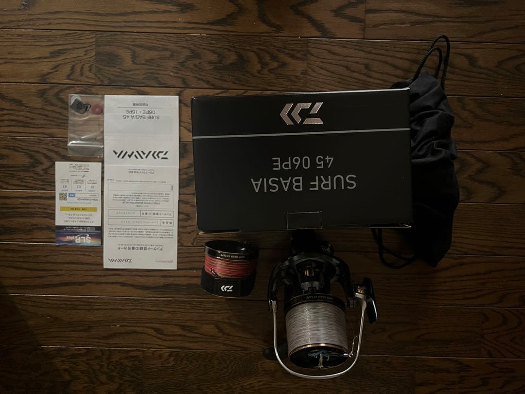 ダイワ21サーフベーシア45 06PE予備スプール各スプールPE0.6 250m