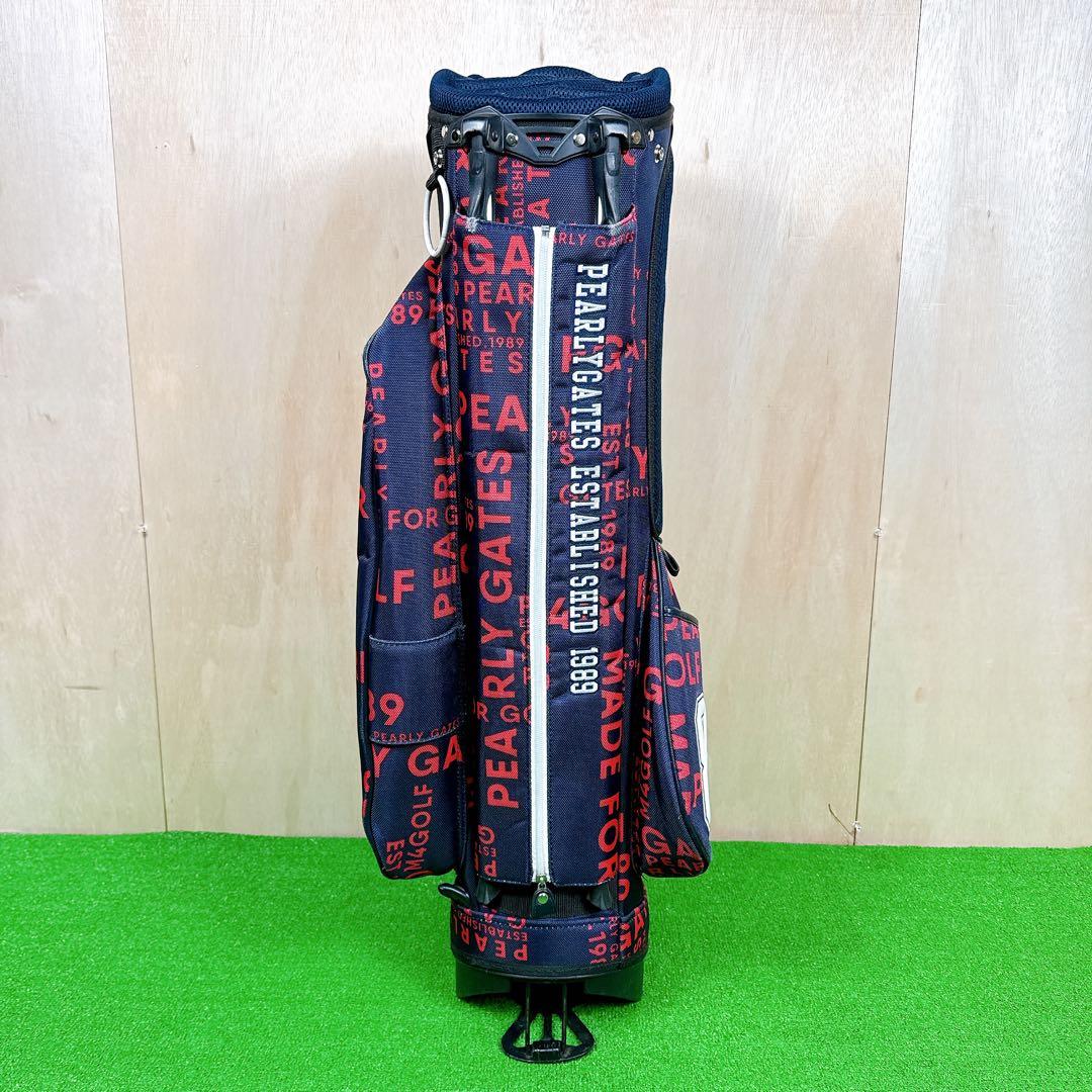 PEARLYGATES キャディバッグ スタンド式 ヘッドカバー付き 6分割