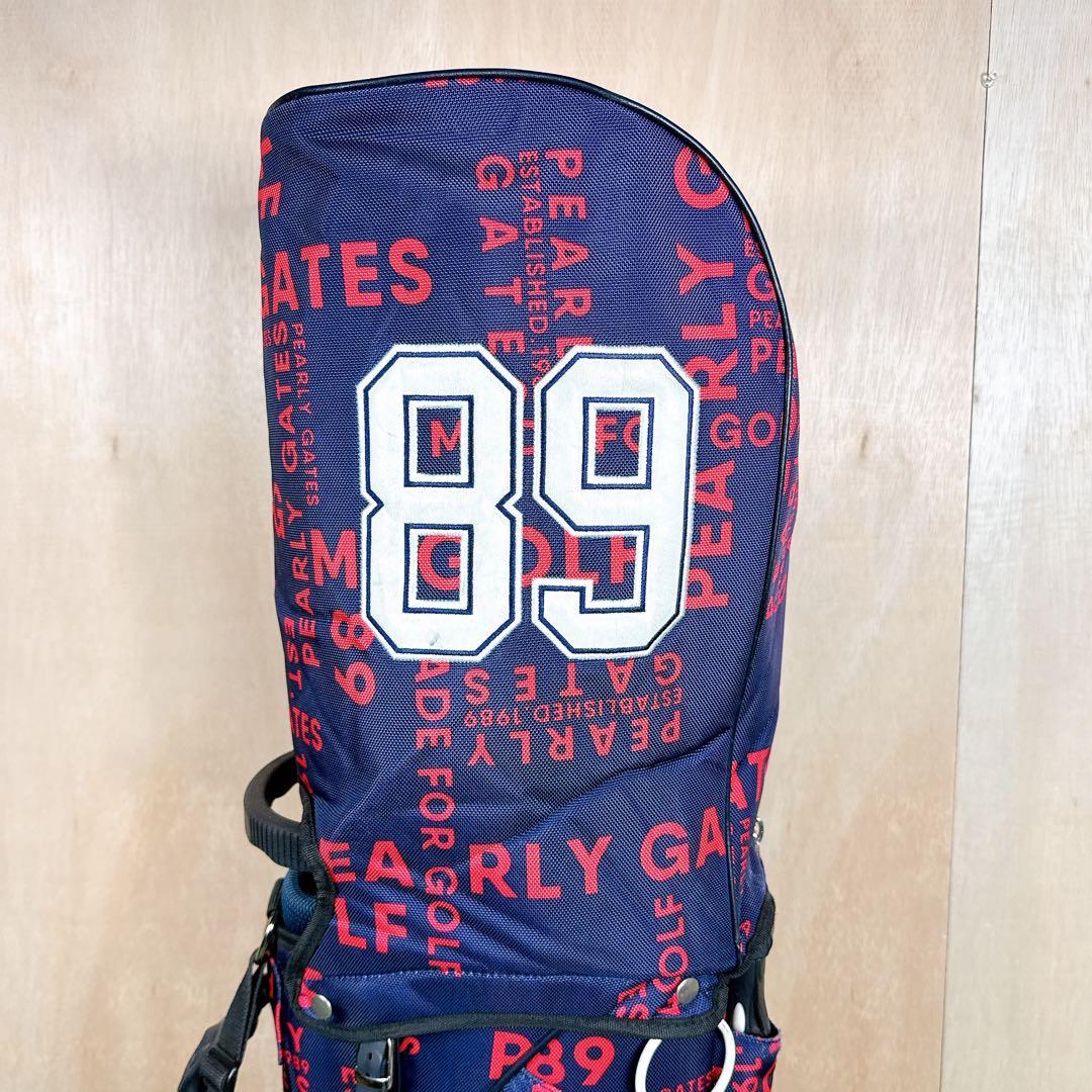 PEARLYGATES キャディバッグ スタンド式 ヘッドカバー付き 6分割