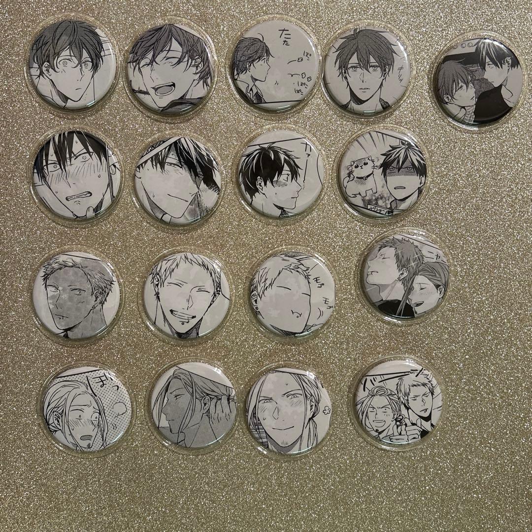 ギヴン　マンガ展　イラスト展　缶バッジ
