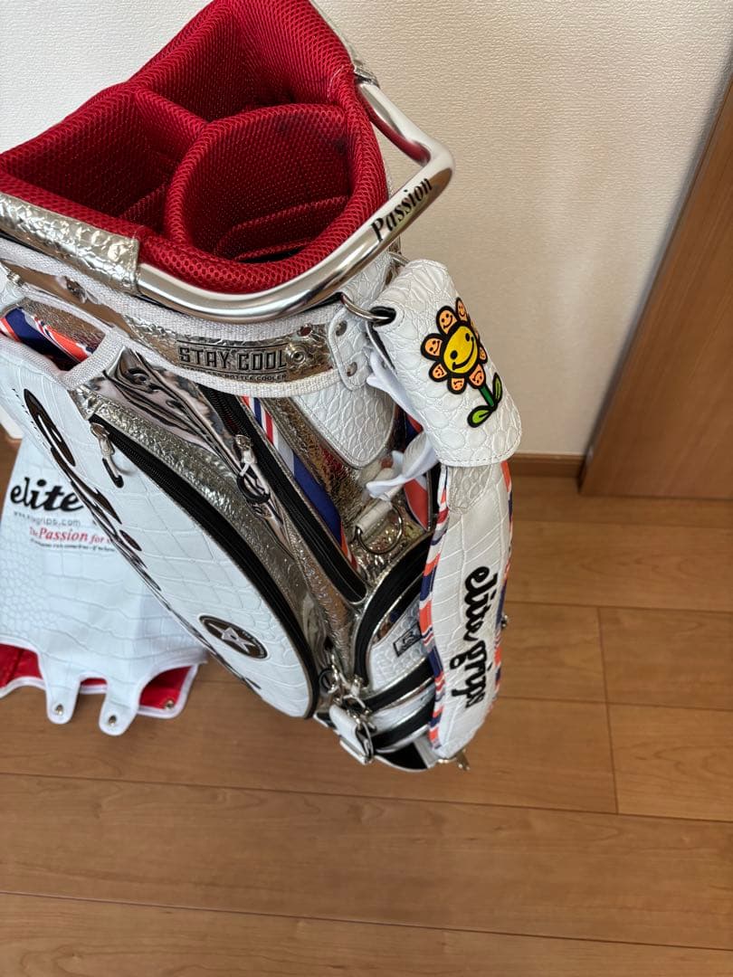 ゲン★高級レア限定品★超お洒落elite grips キャディバッグ