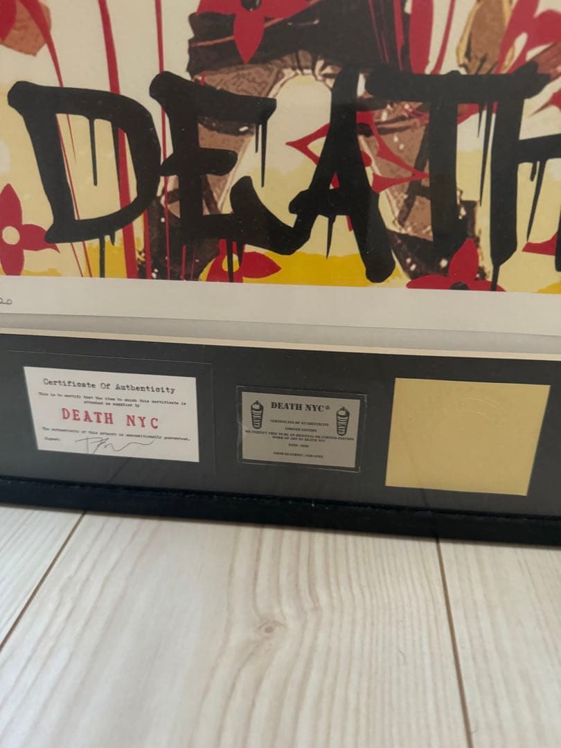 【激レア】DEATH NYC 額付き 世界限定100枚 進撃の巨人