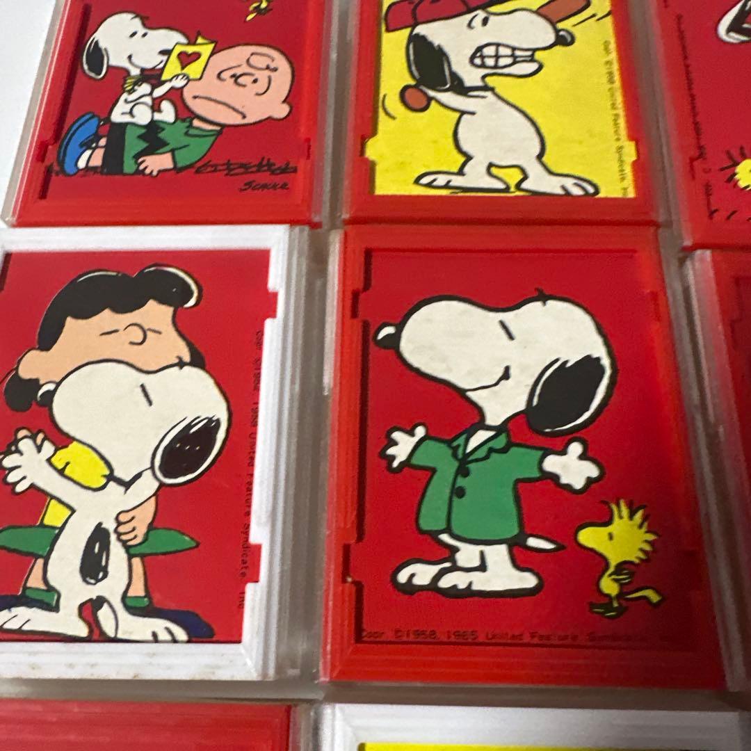 【希少ヴィンテージ】スヌーピー 森永チャミーチョコレート 空き箱 12個