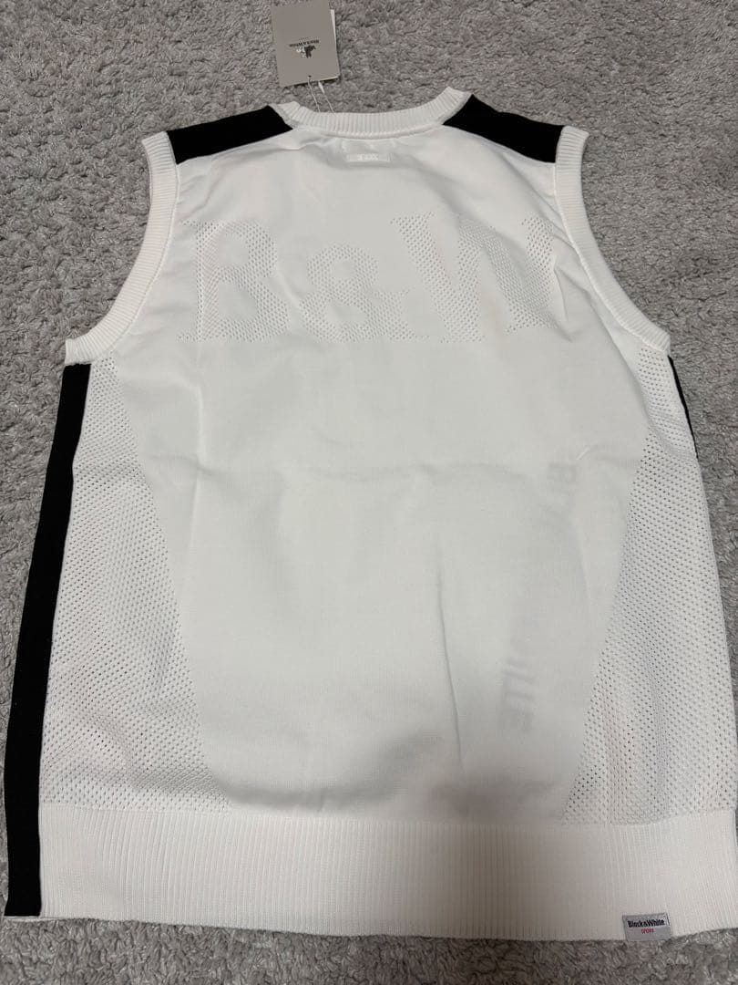 Black&White メンズ ゴルフ ベスト M