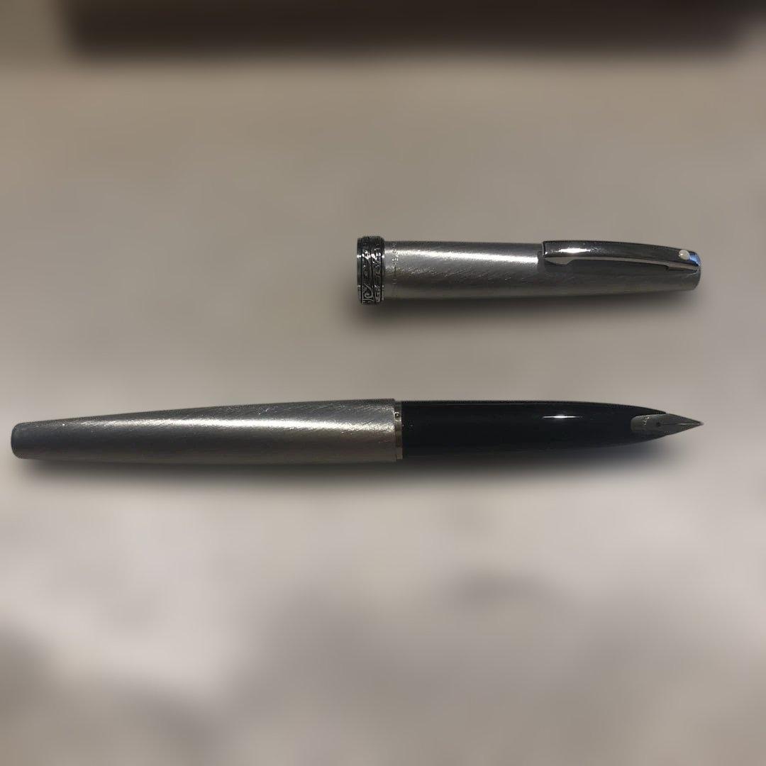 SHEAFFER シルバー 万年筆&ボールペンセット