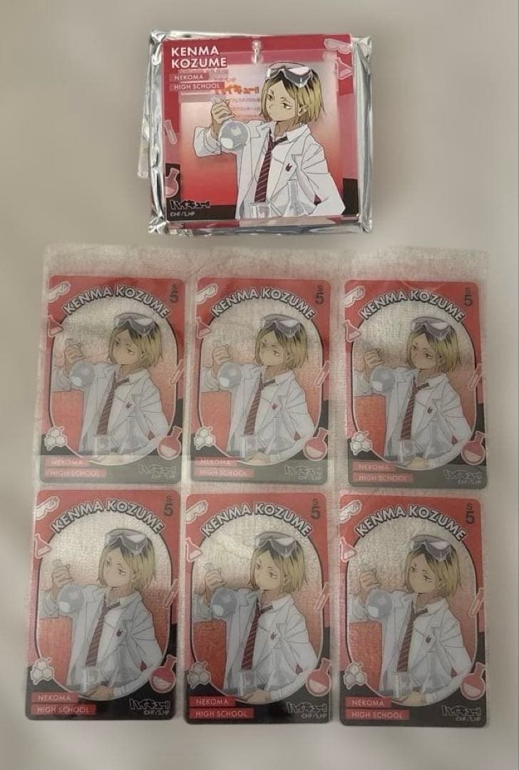 ハイキュー　孤爪研磨　jf2026 アクリルブロッキー　クリアカード