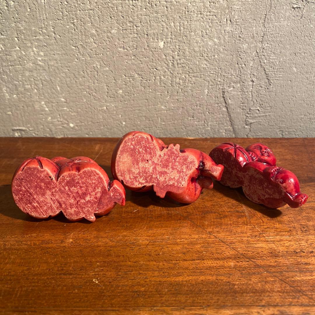 時代物 置物 オブジェ 根付け 唐子 練り物 骨董品 中国美術 コレクション