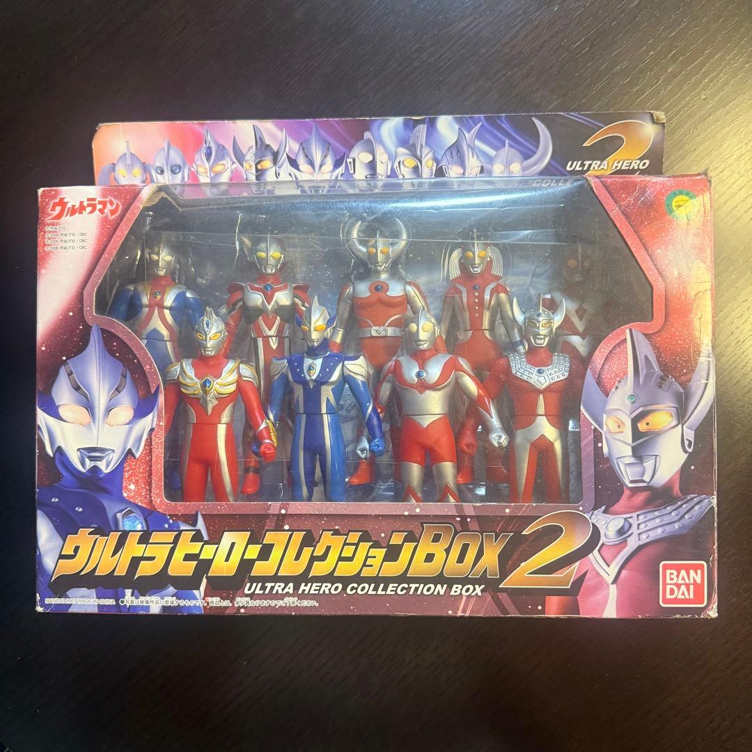 ウルトラヒーローコレクションボックス１，２，３セット